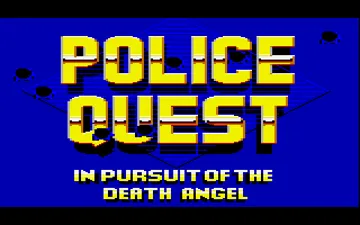 Police Quest - In Pursuit of the Death Angel screen shot title